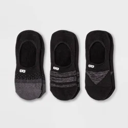 Pair of Thieves Men's Cushion No Show Socks 3pk - Black 6-12