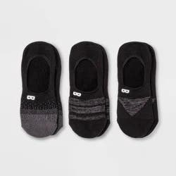Pair of Thieves Men's Cushion No Show Socks 3pk - Black 6-12