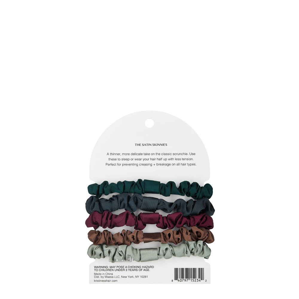 slide 8 of 8, Kristin Ess Satin Skinnies - 5ct, 5 ct