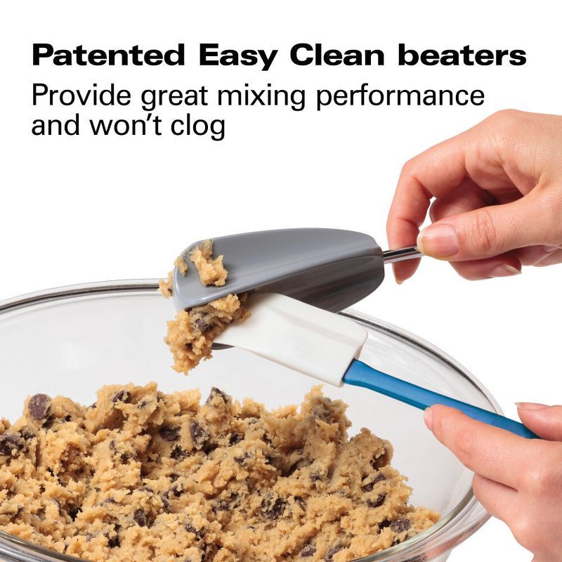 slide 9 of 9, Hamilton Beach 7 Speed Dig Hand Mix with Easy Beaters 62663: Black Plastic Handheld Mixer, 150W, Dishwasher-Safe Parts, 1 ct