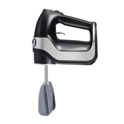 Hamilton Beach 7 Speed Dig Hand Mix with Easy Beaters 62663: Black Plastic Handheld Mixer, 150W, Dishwasher-Safe Parts