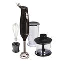 Hamilton Beach 3-in-1 Hand Blender with Wisk 59768: Immersion Handheld Mixer, 2 Speeds, Dishwasher-Safe, 225W, Black