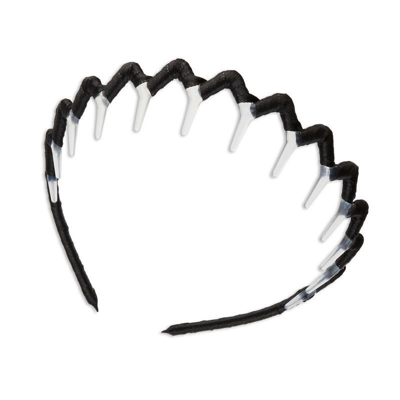 slide 2 of 7, scunci scünci Fabric Covered Zigzag Headband - Black - All Hair, 1 ct