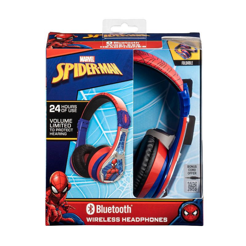 slide 5 of 6, eKids Spider-Man 3 Bluetooth Wireless Headphones, 1 ct
