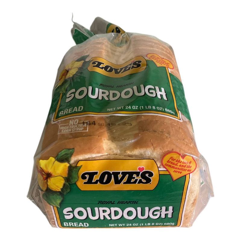 slide 3 of 5, Love's Royal Hearth Sourdough Bread - 24oz, 24 oz