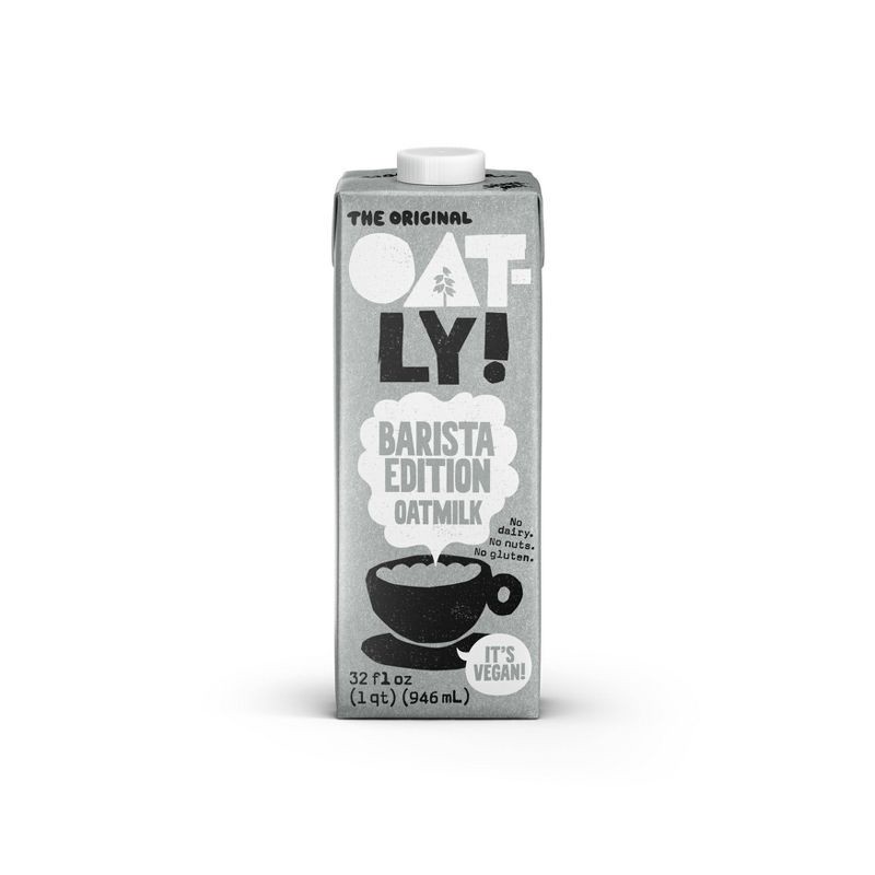 slide 1 of 9, Oatly Barista Edition Ambient Non-Dairy Shelf Stable Oatmilk - 32 fl oz, 32 fl oz