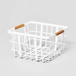 Wire Pantry Basket White - Brightroom