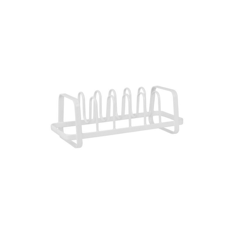 slide 3 of 4, Wire Storage Lid Organizer White - Brightroom™: Kitchen Cabinet Organizer, Iron Pot & Pan Rack, 13.5" Depth, 1 ct