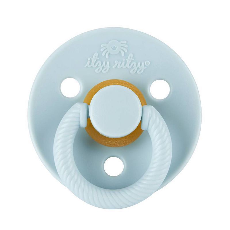 slide 5 of 6, Itzy Ritzy Natural Soother - Natural Rubber Nipple - 2pk - Harbor/Coast, 2 ct
