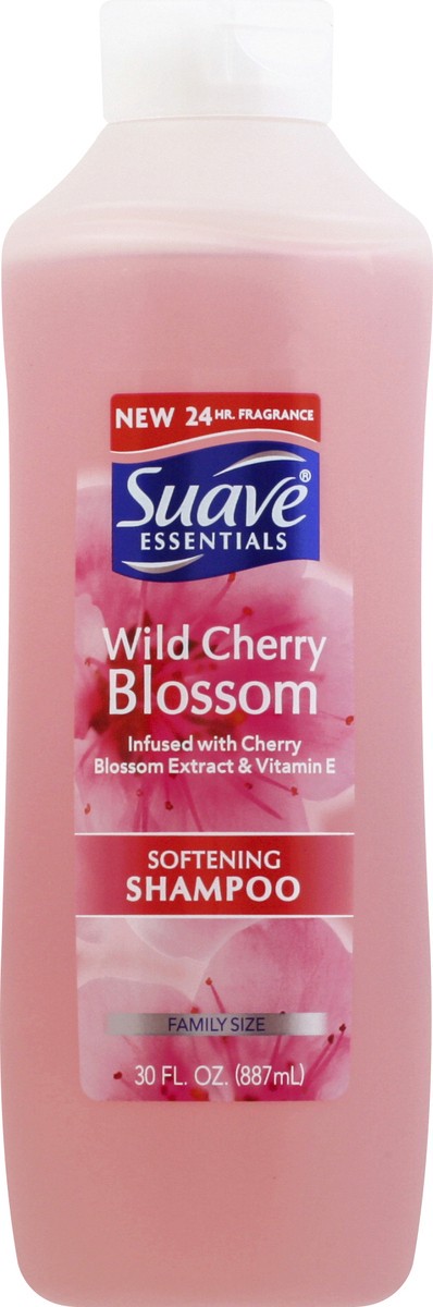 slide 2 of 12, Suave Essentials Shampoo Wild Cherry Blossom, 30 oz, 30 oz