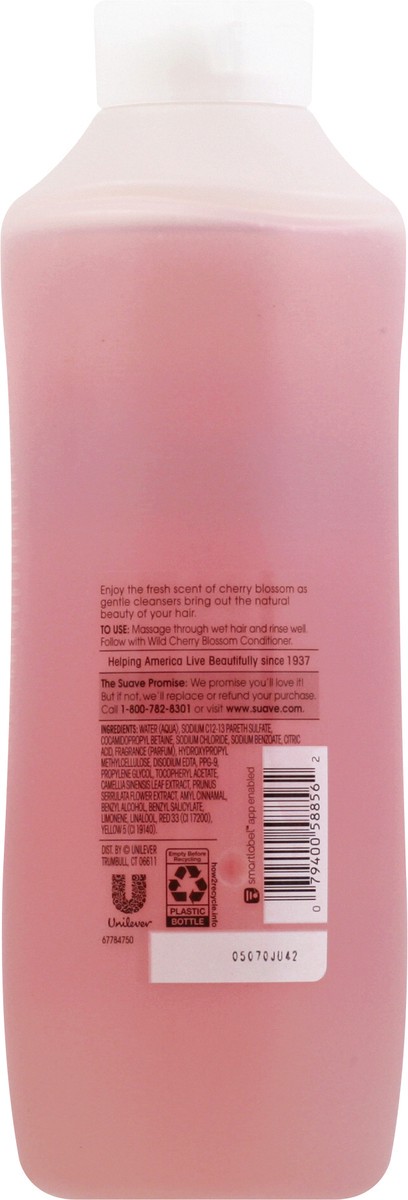 slide 10 of 12, Suave Essentials Shampoo Wild Cherry Blossom, 30 oz, 30 oz