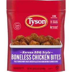 Tyson Frozen Korean BBQ Style Boneless Chicken Bites, 20 oz