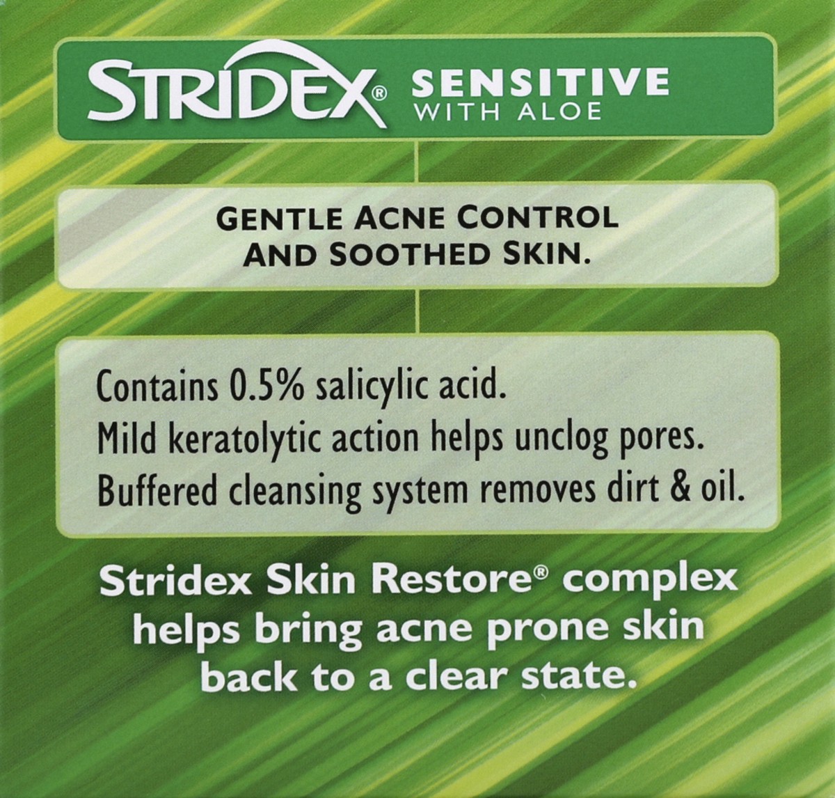 slide 5 of 6, Stridex Sensitive, 55 ct