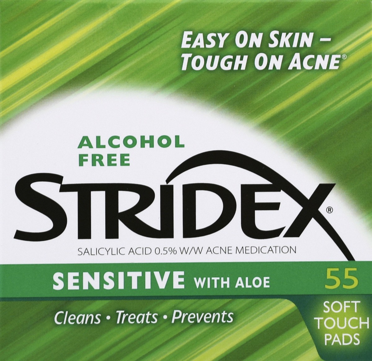 slide 3 of 6, Stridex Sensitive, 55 ct