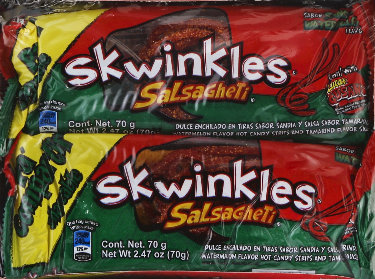 slide 3 of 5, Skwinkles Candy Strips 6 ea, 6 ct