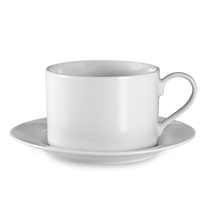 slide 1 of 2, Everyday White by Fitz and Floyd Rim Cup and Saucer, 1 ct