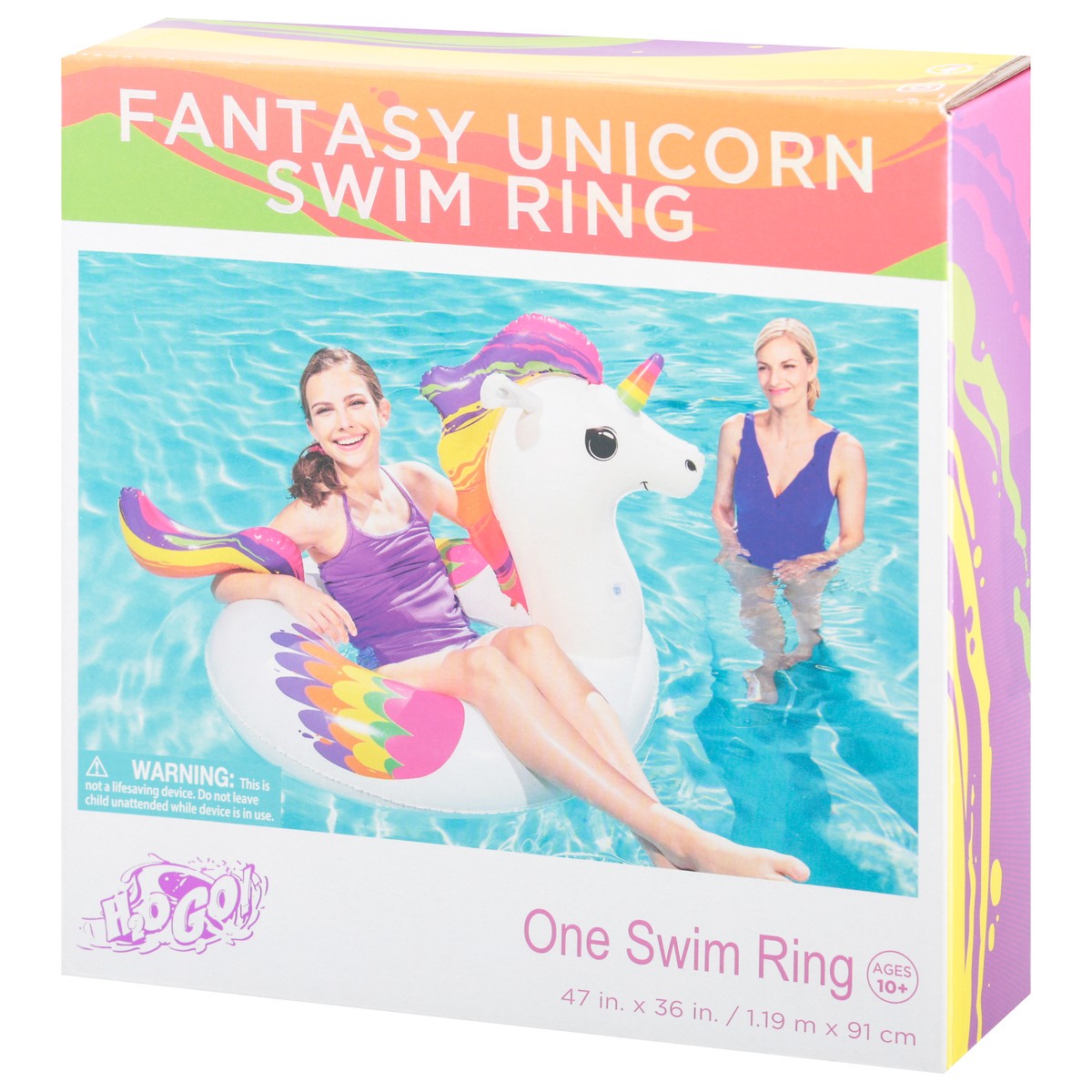 slide 3 of 9, BESTWAY TOYS Bestway Unicorn Unicorn Swim Ring, 1 ct