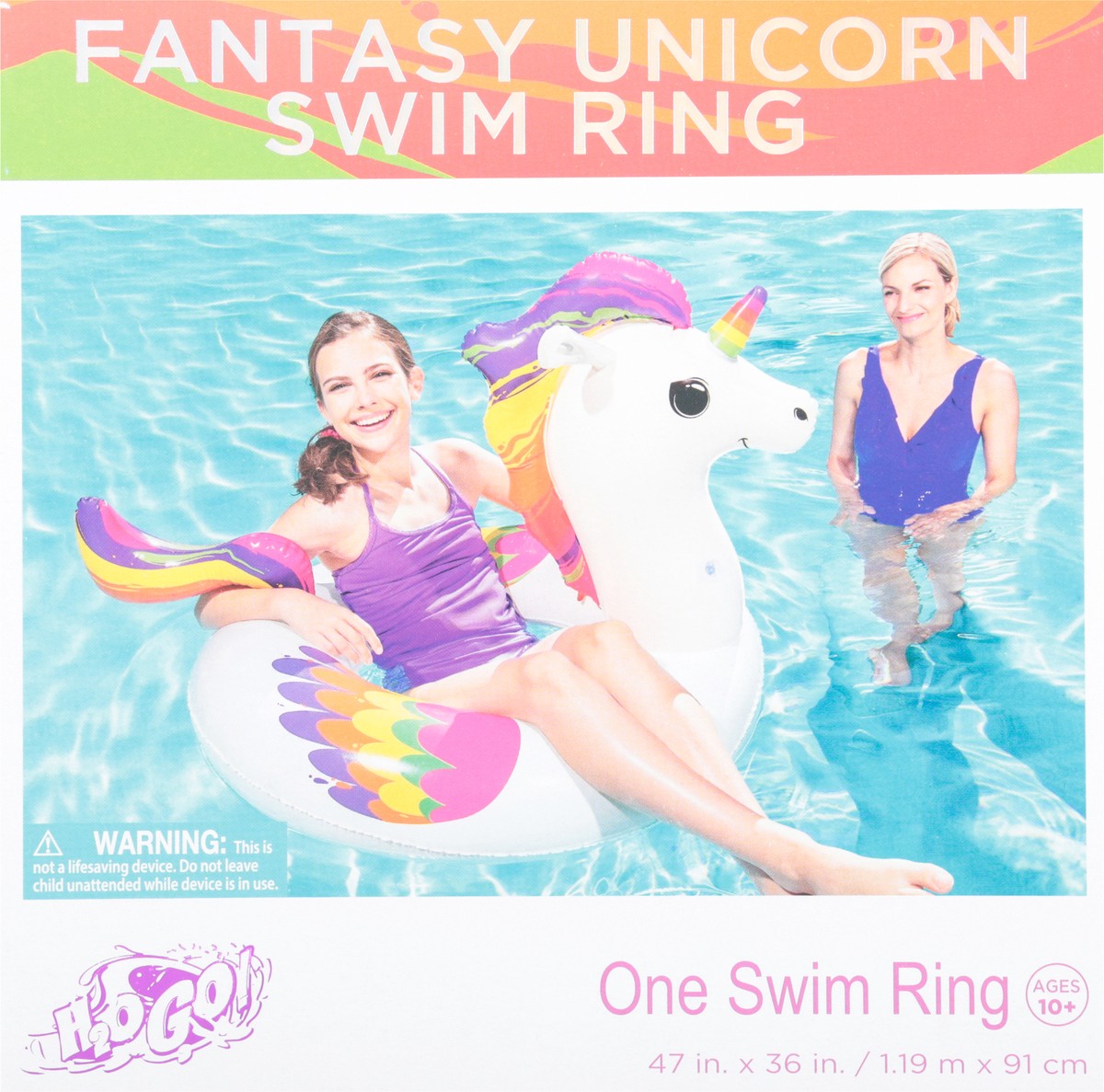 slide 6 of 9, BESTWAY TOYS Bestway Unicorn Unicorn Swim Ring, 1 ct