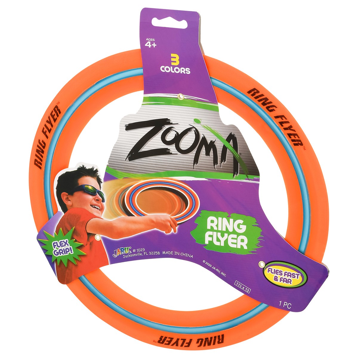 slide 2 of 9, Ja-Ru Zooma 3 Colors Ring Flyer 1 ea, 1 ct