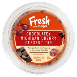 Fresh from Meijer Chocolatey Michigan Cherry Dessert Dip
