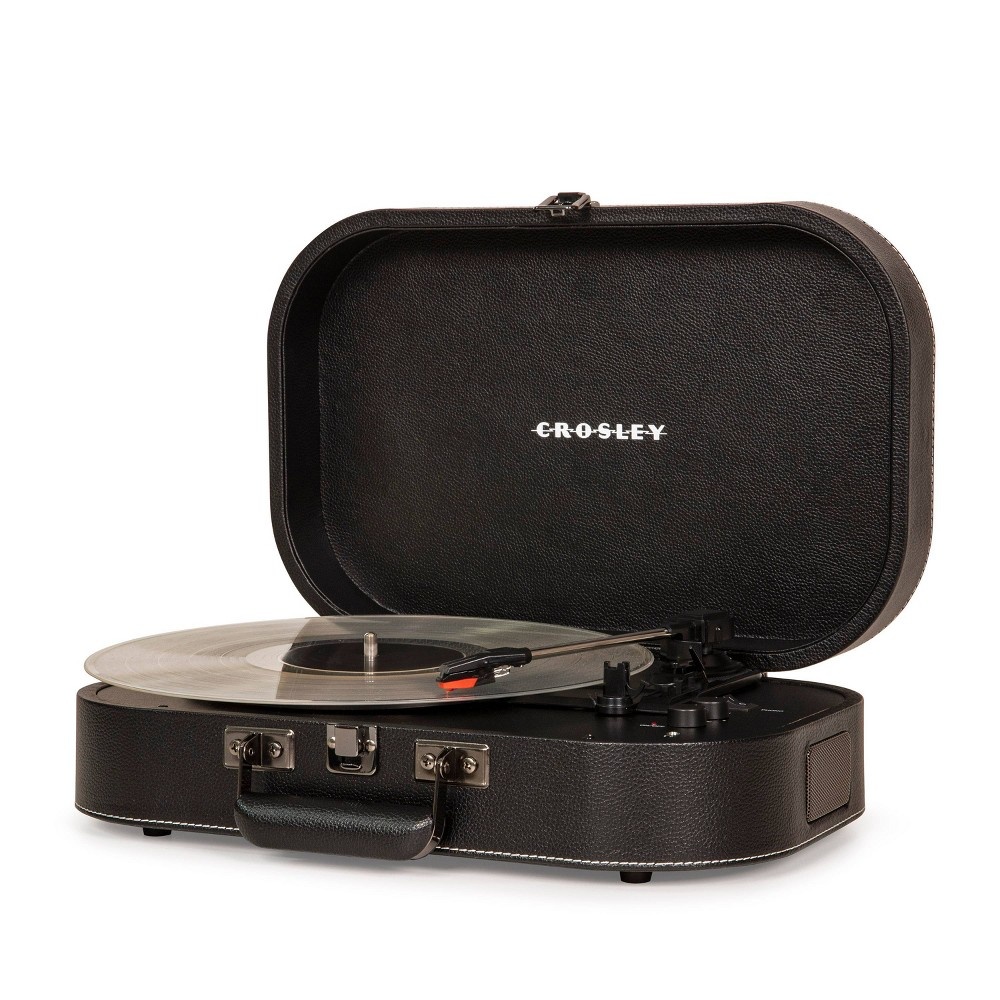 slide 2 of 4, Crosley Discovery Portable Bluetooth Record Player Turntable - CR8009A-BK - Black, 1 ct