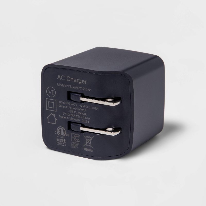 slide 3 of 3, Dual Port 25W USB-A and USB-C Wall Charger - heyday™ Dusk Blue, 1 ct