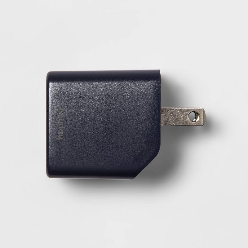 slide 1 of 3, Dual Port 25W USB-A and USB-C Wall Charger - heyday™ Dusk Blue, 1 ct