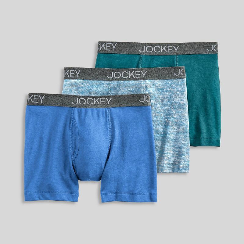 Jockey Generation™ Men's Stay New Magnolia Leaves Boxer Briefs 3pk