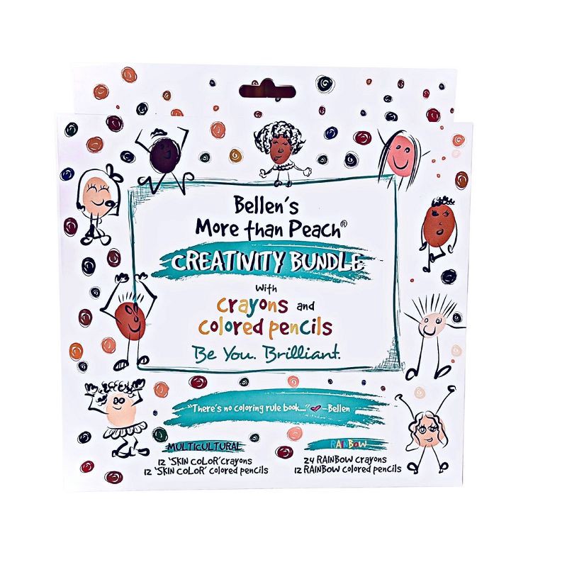 slide 1 of 11, Bellens More than Peach Bellen's More Than Peach Creativity Bundle with Colored Pencils & Crayons, 1 ct