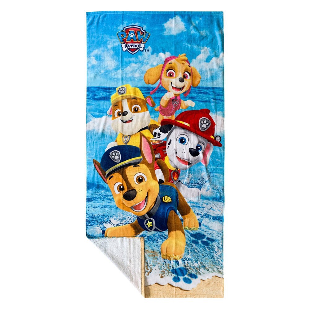 slide 3 of 6, PAW Patrol the Tide Beach Towel Blue, 1 ct