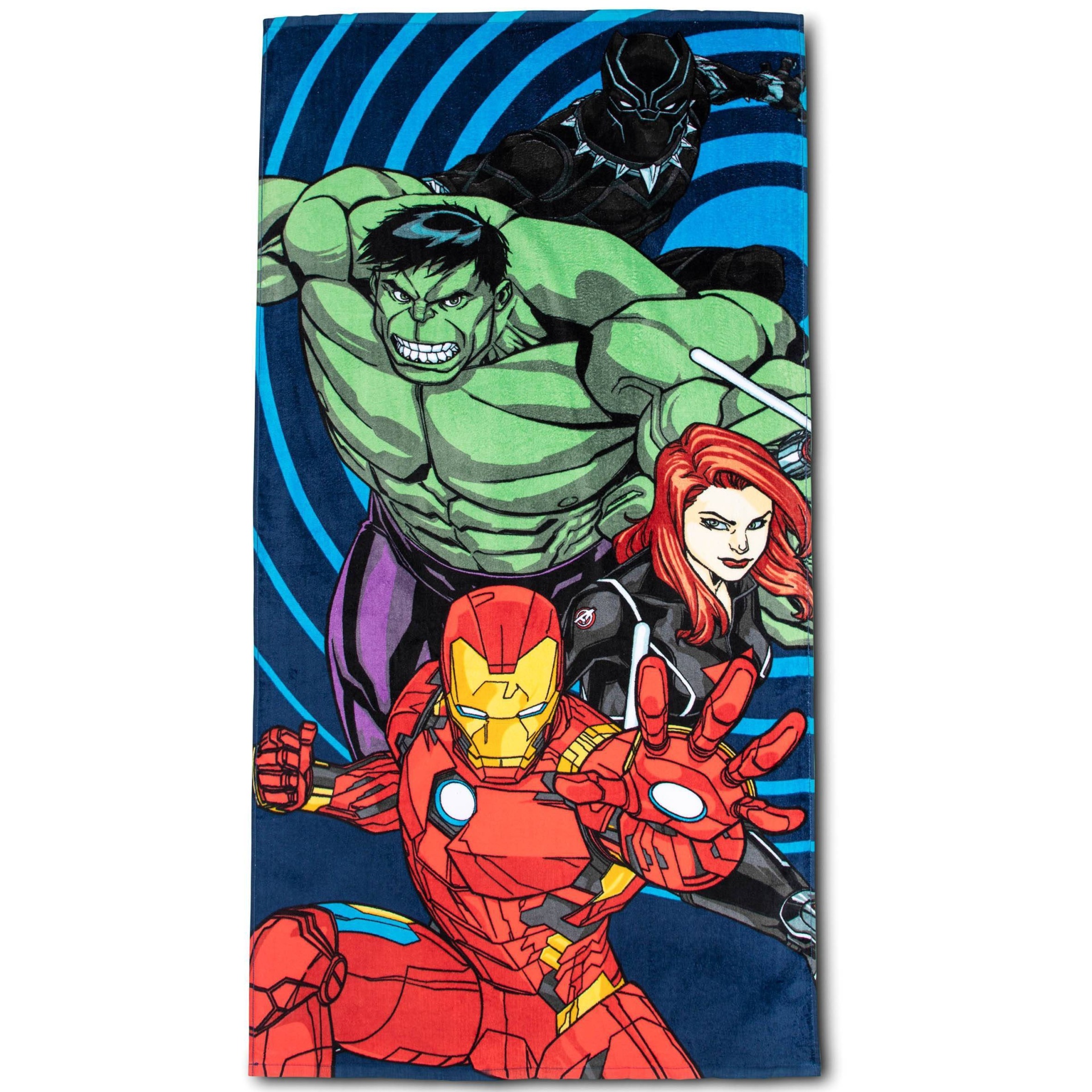 slide 1 of 5, Avengers Hero Launch Beach Towel Blue, 1 ct