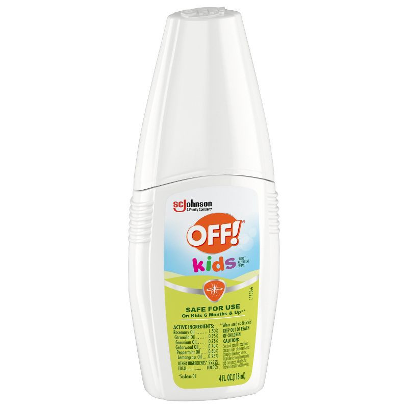 slide 12 of 12, OFF! Kids' Insect Repellent - 4oz: Aerosol Spray, 0.75% Geraniol, Repels Mosquitoes, Safe for Skin & Clothing, 4 oz