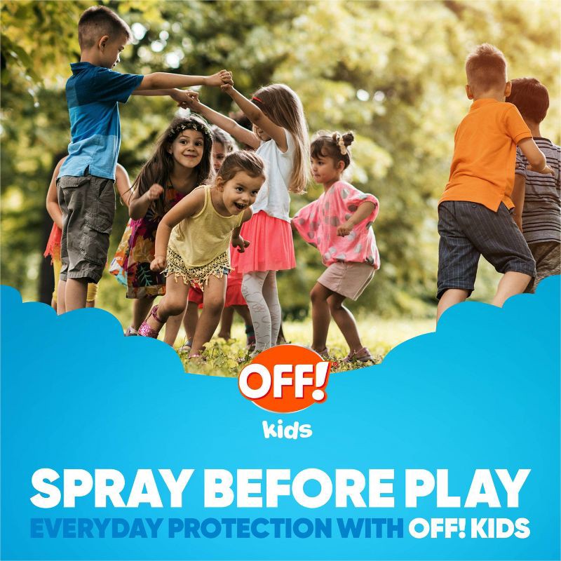 slide 4 of 12, OFF! Kids' Insect Repellent - 4oz: Aerosol Spray, 0.75% Geraniol, Repels Mosquitoes, Safe for Skin & Clothing, 4 oz