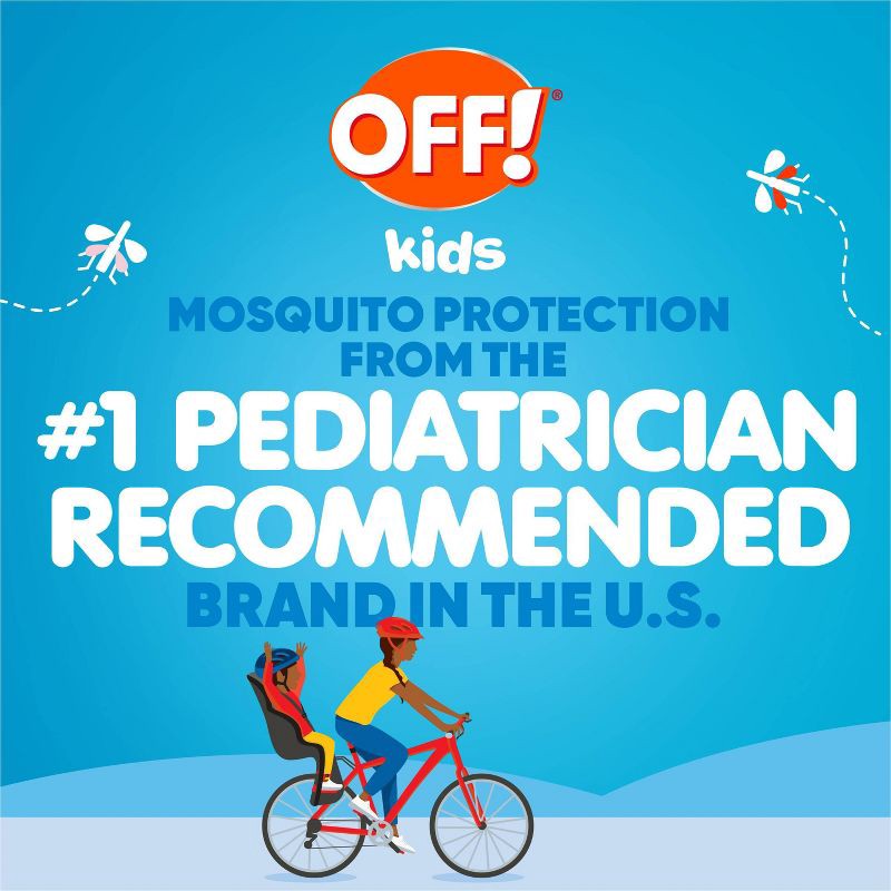 slide 9 of 12, OFF! Kids' Insect Repellent - 4oz: Aerosol Spray, 0.75% Geraniol, Repels Mosquitoes, Safe for Skin & Clothing, 4 oz