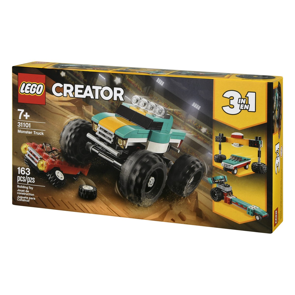 slide 3 of 9, LEGO Creator 163 Pieces Building Toy Monster Truck 163 ea, 163 ct