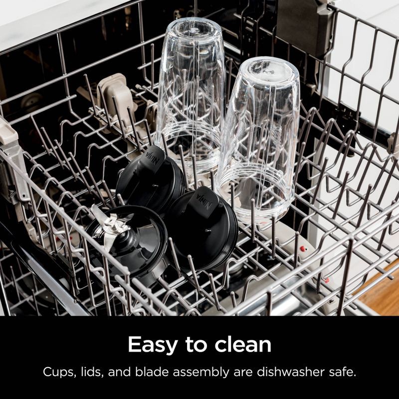 slide 10 of 12, Ninja Nutri-Blender Pro with Auto-iQ - BN401: 1100W Personal Smoothie Blender, Stainless Steel, 2 Cups, Dishwasher Safe, 1 ct