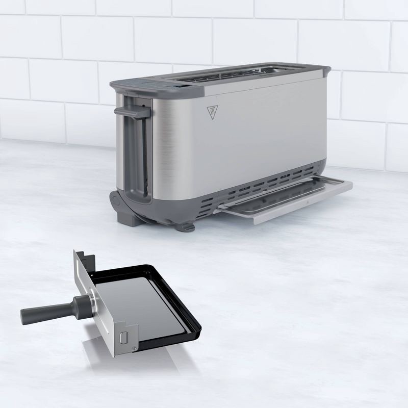 Ninja Foodi 2-in-1 Flip Toaster, 2-Slice Toaster, Compact Toaster