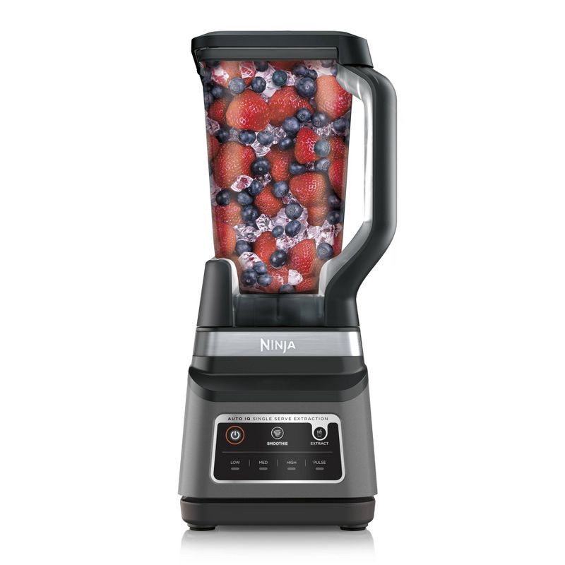 slide 2 of 15, Ninja Professional Plus Blender DUO with Auto-iQ BN753TGT: 1200W Smoothie Blender, 72oz Pitcher, Ice Crushing, Silver, 72 oz