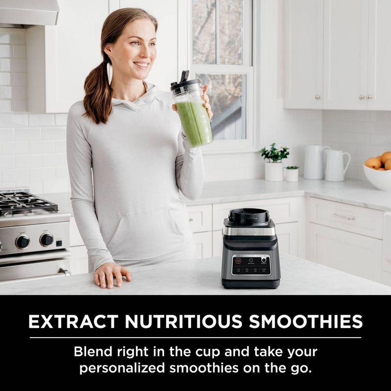 slide 6 of 15, Ninja Professional Plus Blender DUO with Auto-iQ BN753TGT: 1200W Smoothie Blender, 72oz Pitcher, Ice Crushing, Silver, 72 oz