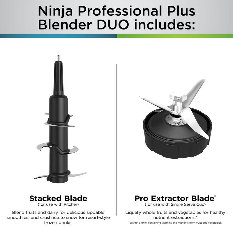 slide 8 of 15, Ninja Professional Plus Blender DUO with Auto-iQ - BN753TGT, 1 ct