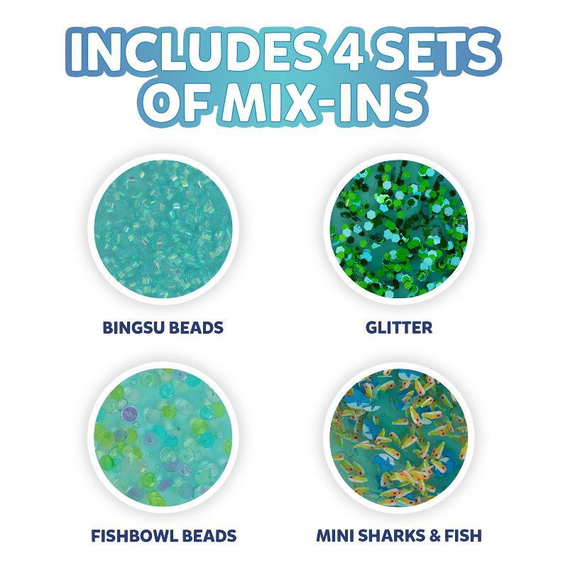 slide 6 of 9, Elmer's Gue 1.5lb Deep Gue Sea Premade Slime Kit with Mix-Ins: Science Focus, Includes Storage Container & Instructions, 1.5 lb