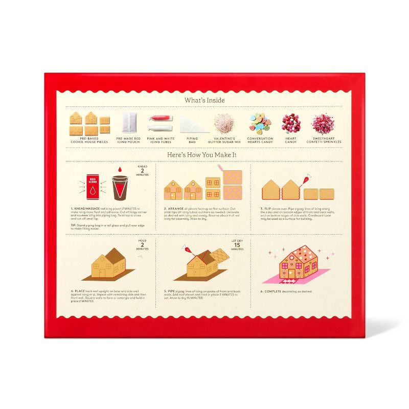 slide 4 of 5, Valentine's Cookie House Kit - 24.9oz - Favorite Day™, 24.9 oz