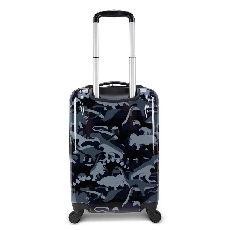 slide 3 of 7, Crckt Kids' Hardside Carry On Spinner Suitcase - Dino Kirigami, 1 ct