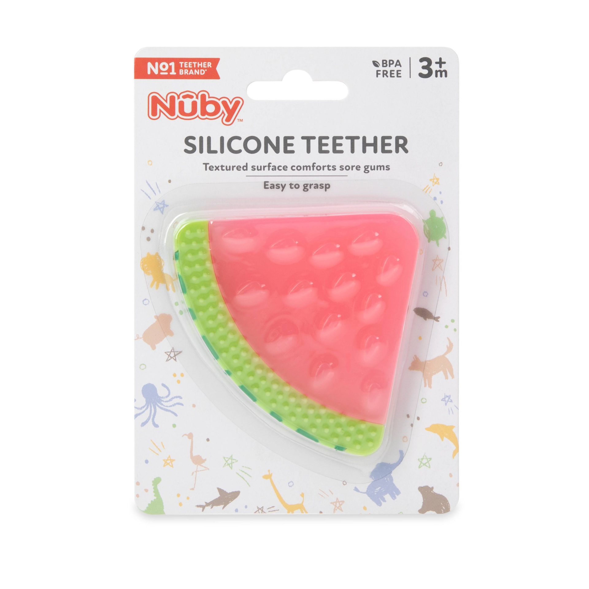 Nuby Silicone Fruit Teether - Watermelon 1 ct | Shipt