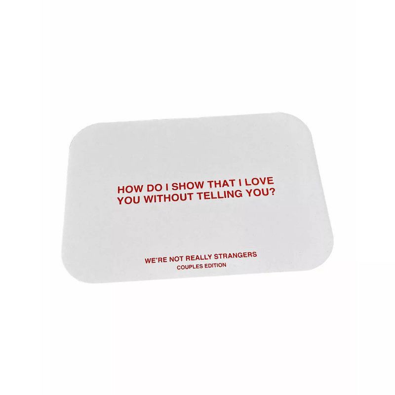 slide 6 of 13, We're Not Really Strangers Game Couples Edition: Party Card Game for Two Players, Creative Thinking, 1 ct