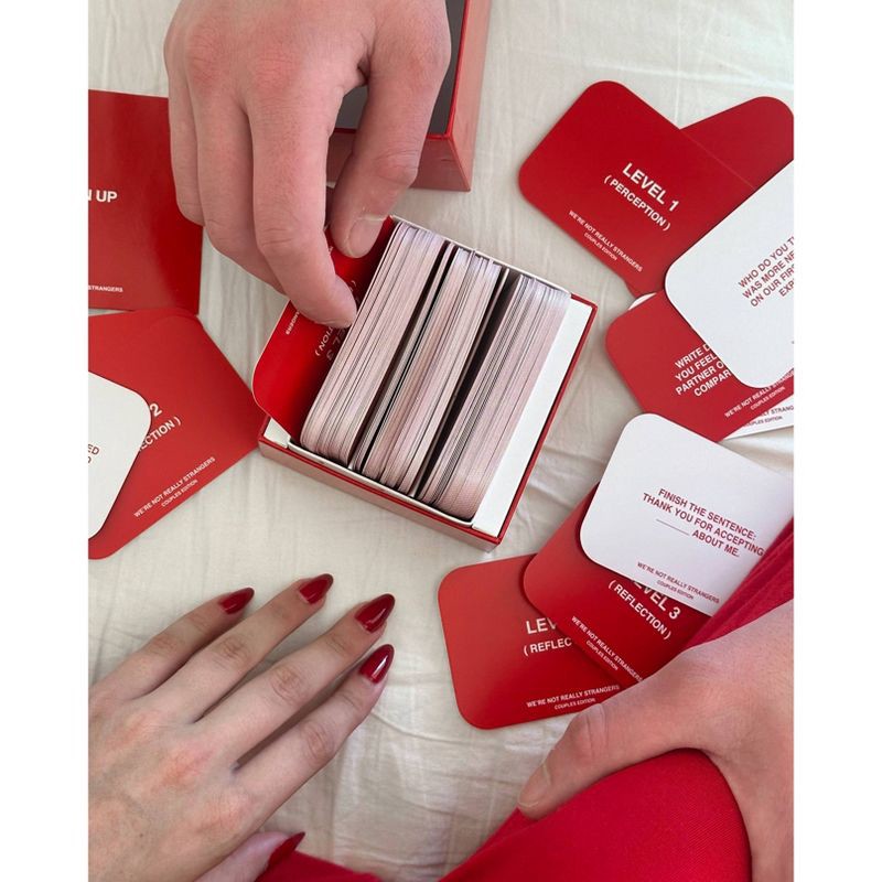 slide 10 of 13, We're Not Really Strangers Game Couples Edition: Party Card Game for Two Players, Creative Thinking, 1 ct