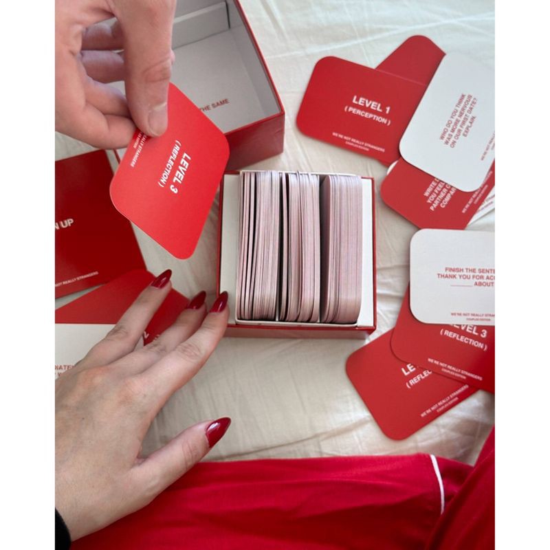 slide 11 of 13, We're Not Really Strangers Game Couples Edition: Party Card Game for Two Players, Creative Thinking, 1 ct
