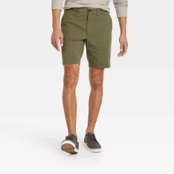 Men's 9" Tech Shorts - Goodfellow & Co Olive Green 38