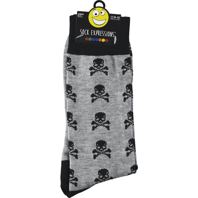 slide 1 of 1, Mc Skulls Med Htr Gry, 1 ct