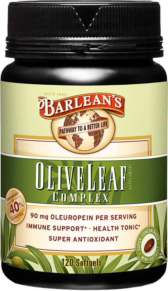 slide 1 of 1, Barlean's Barlean's Olive Leaf Complex, 120 ct